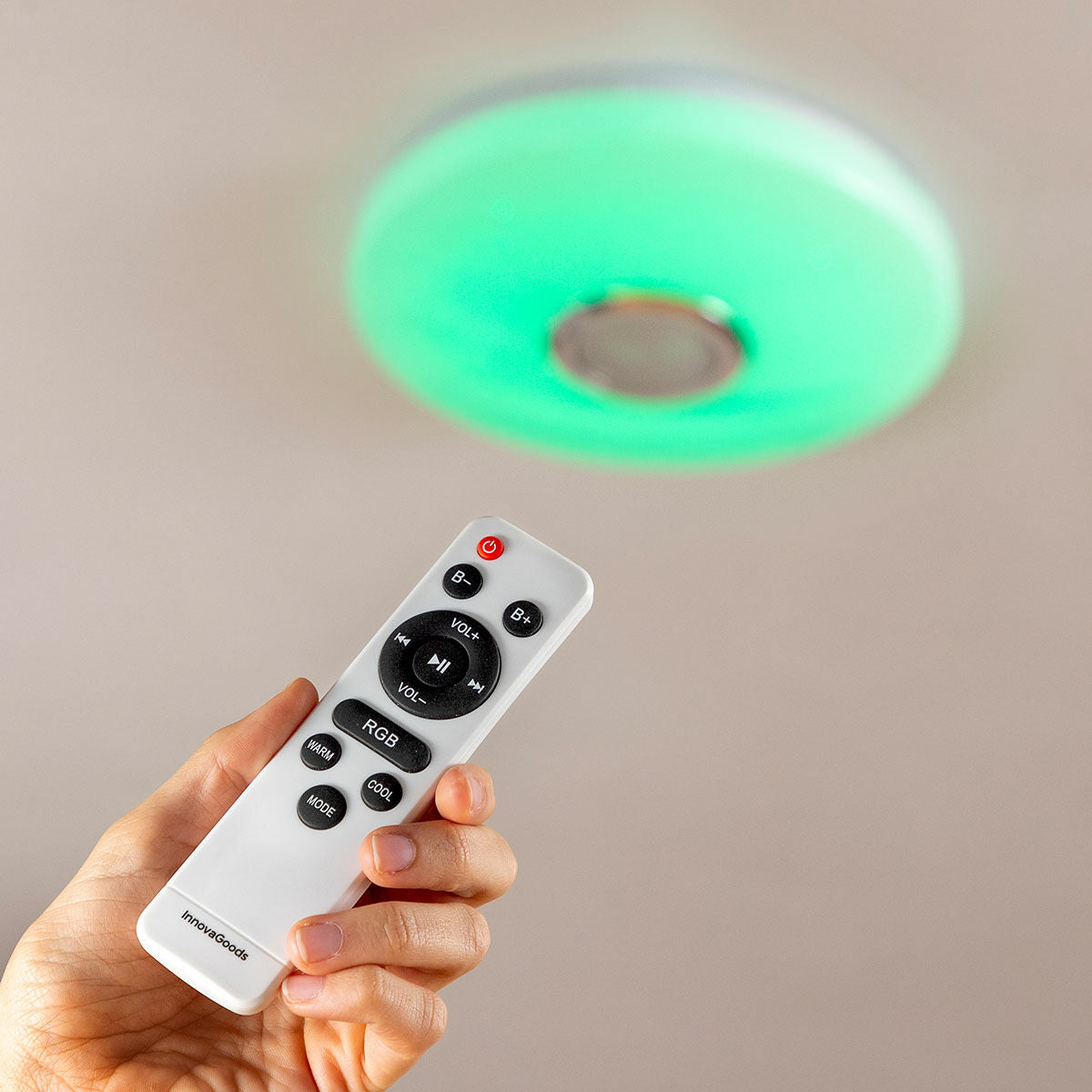 Plafoniera a LED con Altoparlante Lumavox InnovaGoods