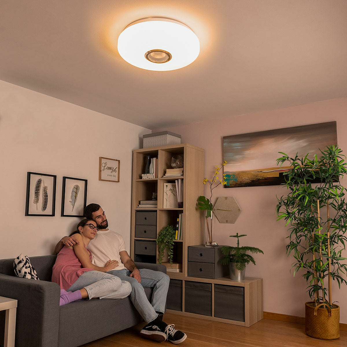 Plafoniera a LED con Altoparlante Lumavox InnovaGoods