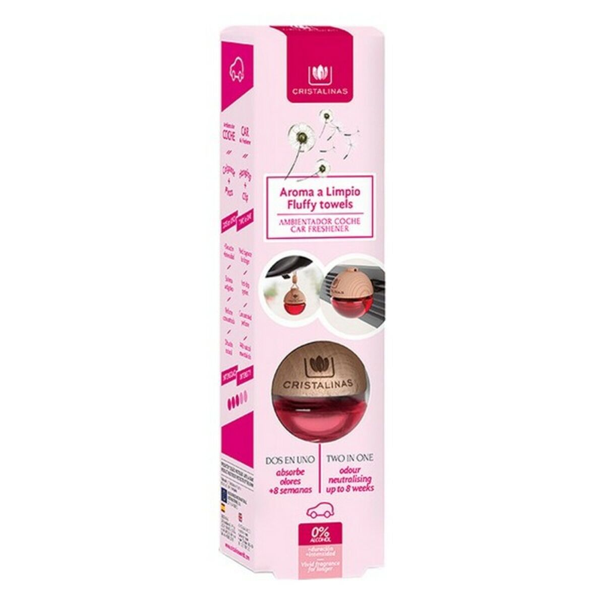 Deodorante per la Macchina Cristalinas Fluffy Towels (6 ml)