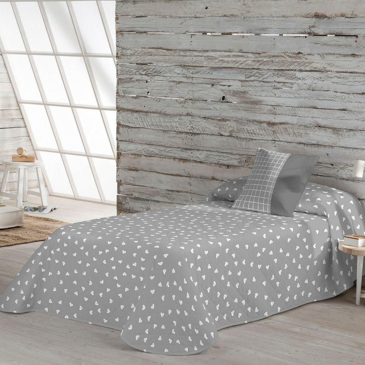 Trapunta Popcorn Love Dots (250 x 260 cm) (Letto da 150/160)