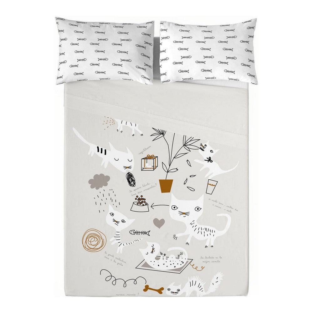 Lenzuolo Superiore Panzup Gatos 2 (Letto da 80/90)