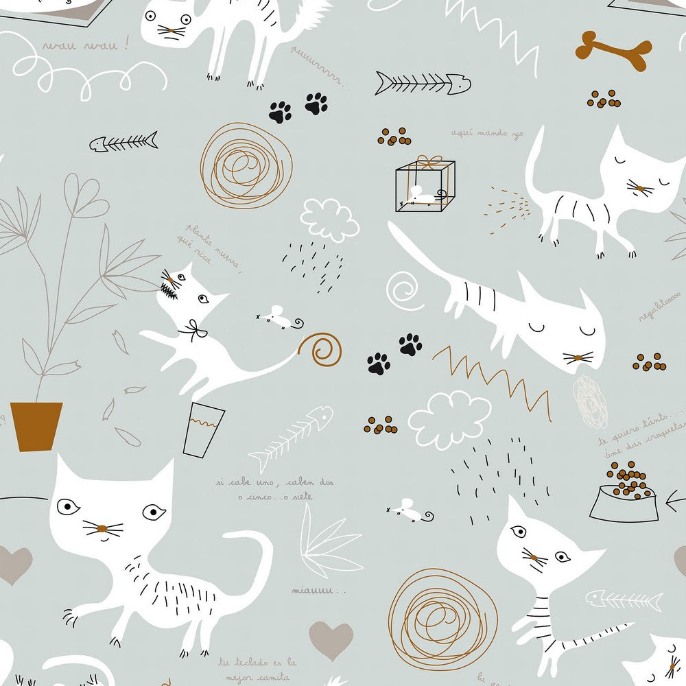 Trapunta Panzup Cats 3 (270 x 260 cm) (Letto da 180/200)