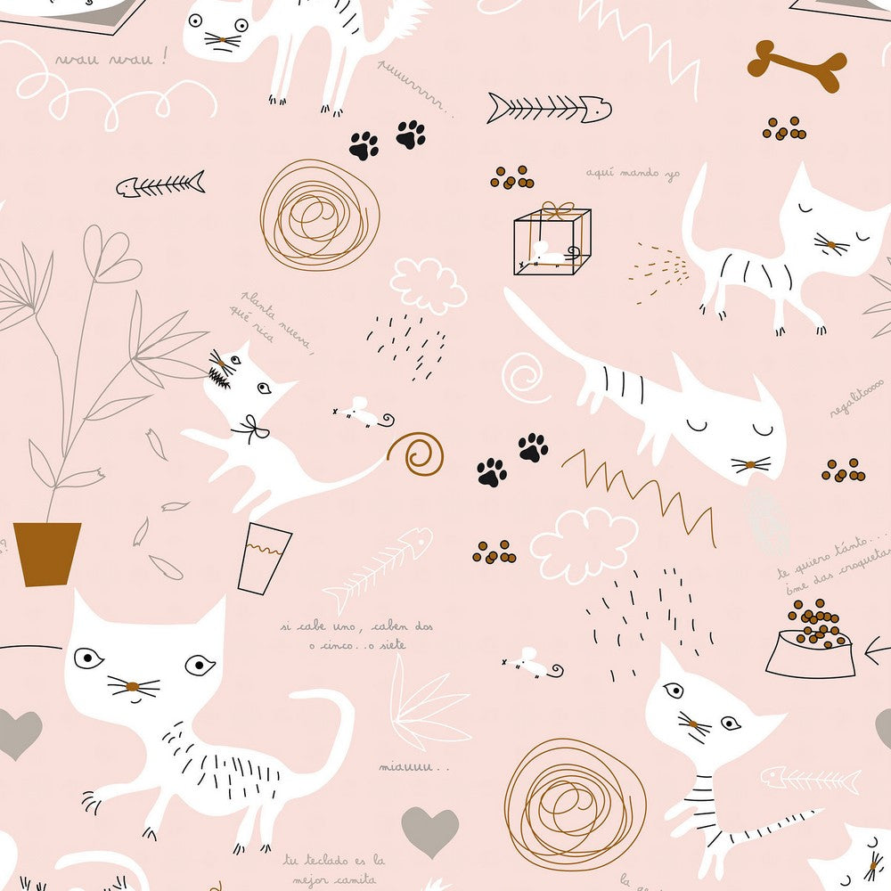 Trapunta Panzup Cats 4 (270 x 260 cm) (Letto da 180/200)