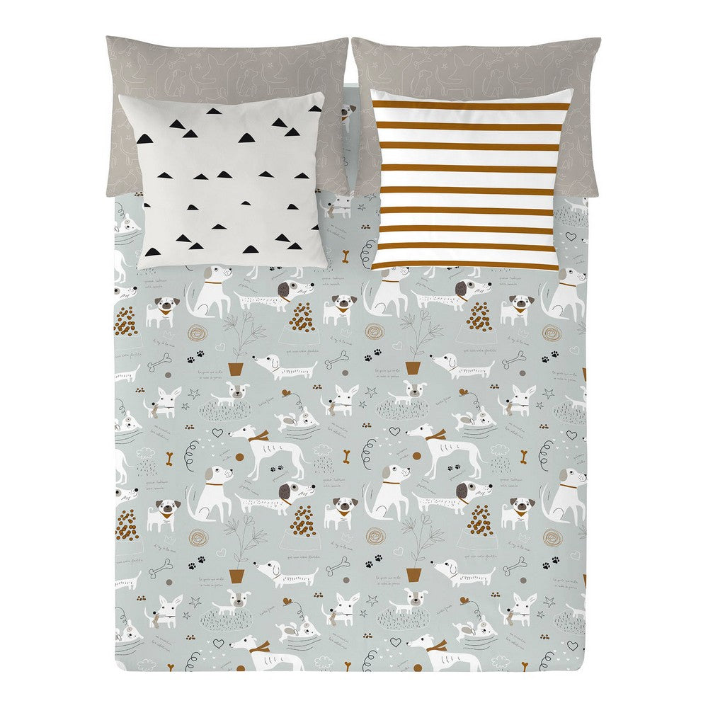 Copripiumino Panzup cani (240 x 220 cm) (Matrimoniale)