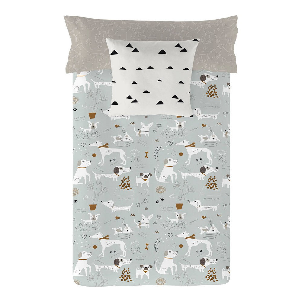 Copripiumino Panzup cani (240 x 220 cm) (Matrimoniale)