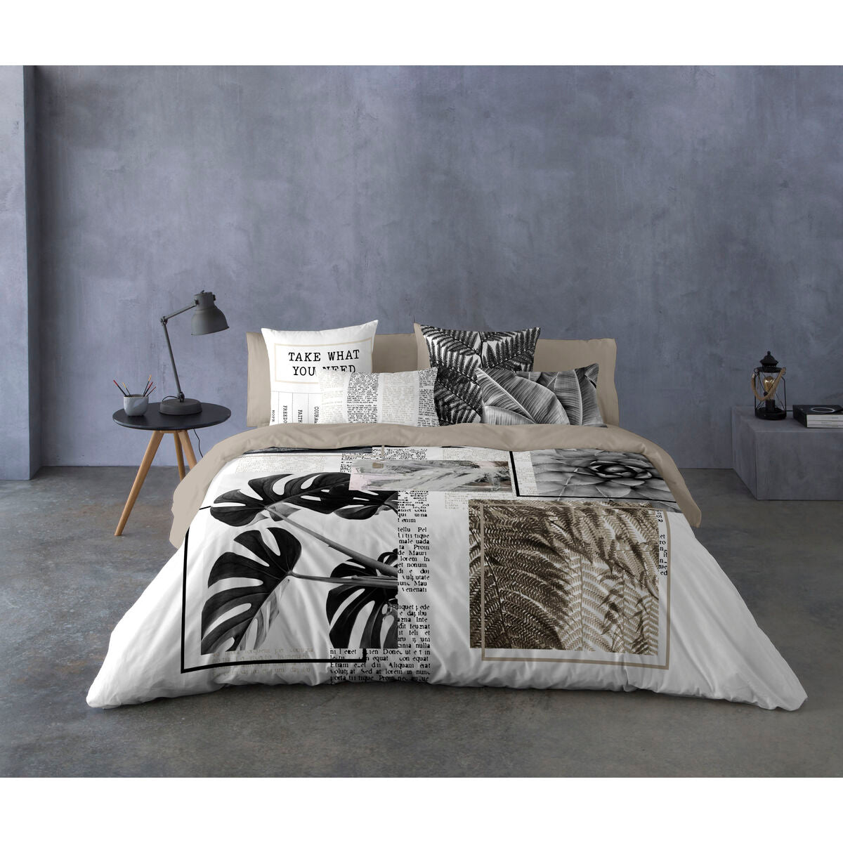 Copripiumino Naturals MONE Osimano 3 Pezzi 260 x 220 cm