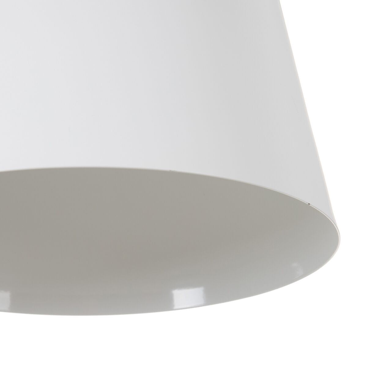 Lampadario 27 x 27 x 36 cm Alluminio Bianco