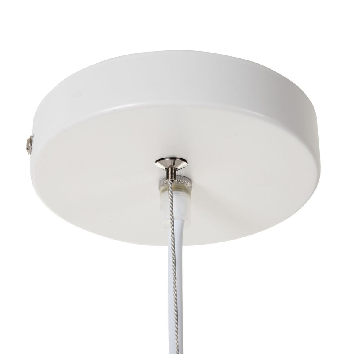 Lampadario Alluminio Bianco 20 x 20 x 30 cm