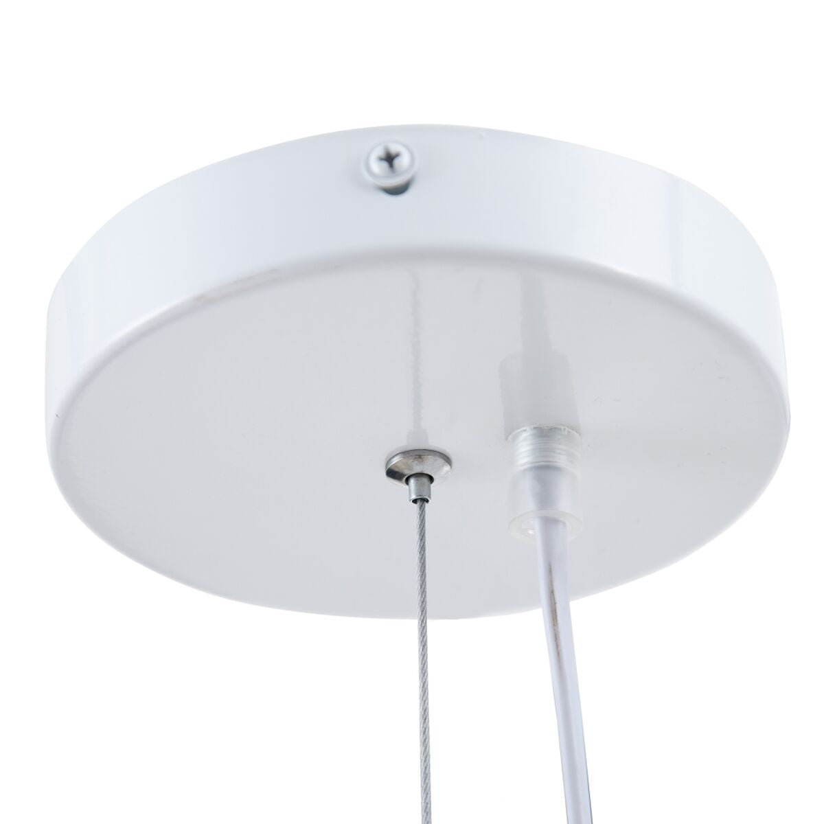 Lampadario Metallo 26 x 26 x 46 cm Bianco