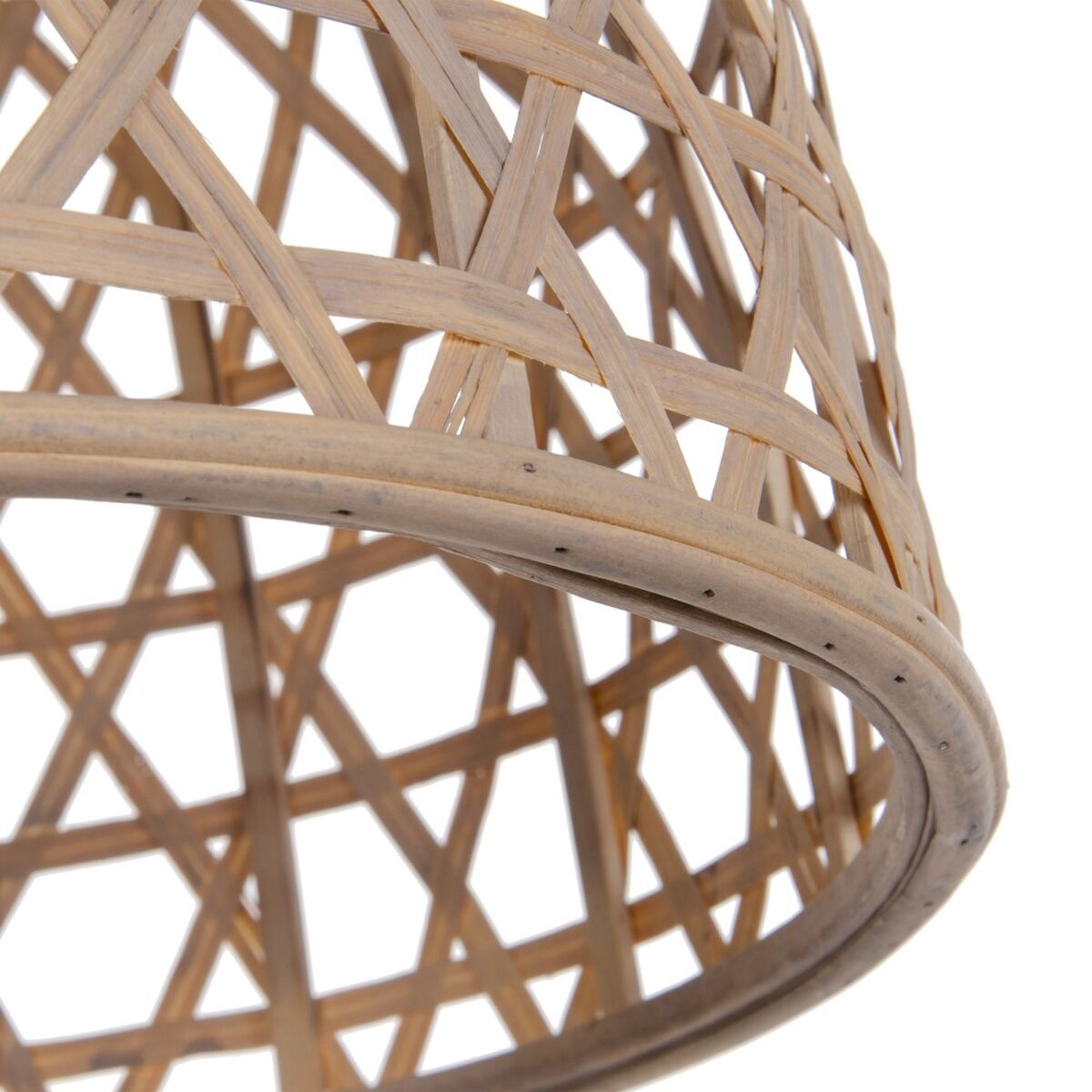 Lampadario Naturale Rattan 40 x 40 x 44 cm