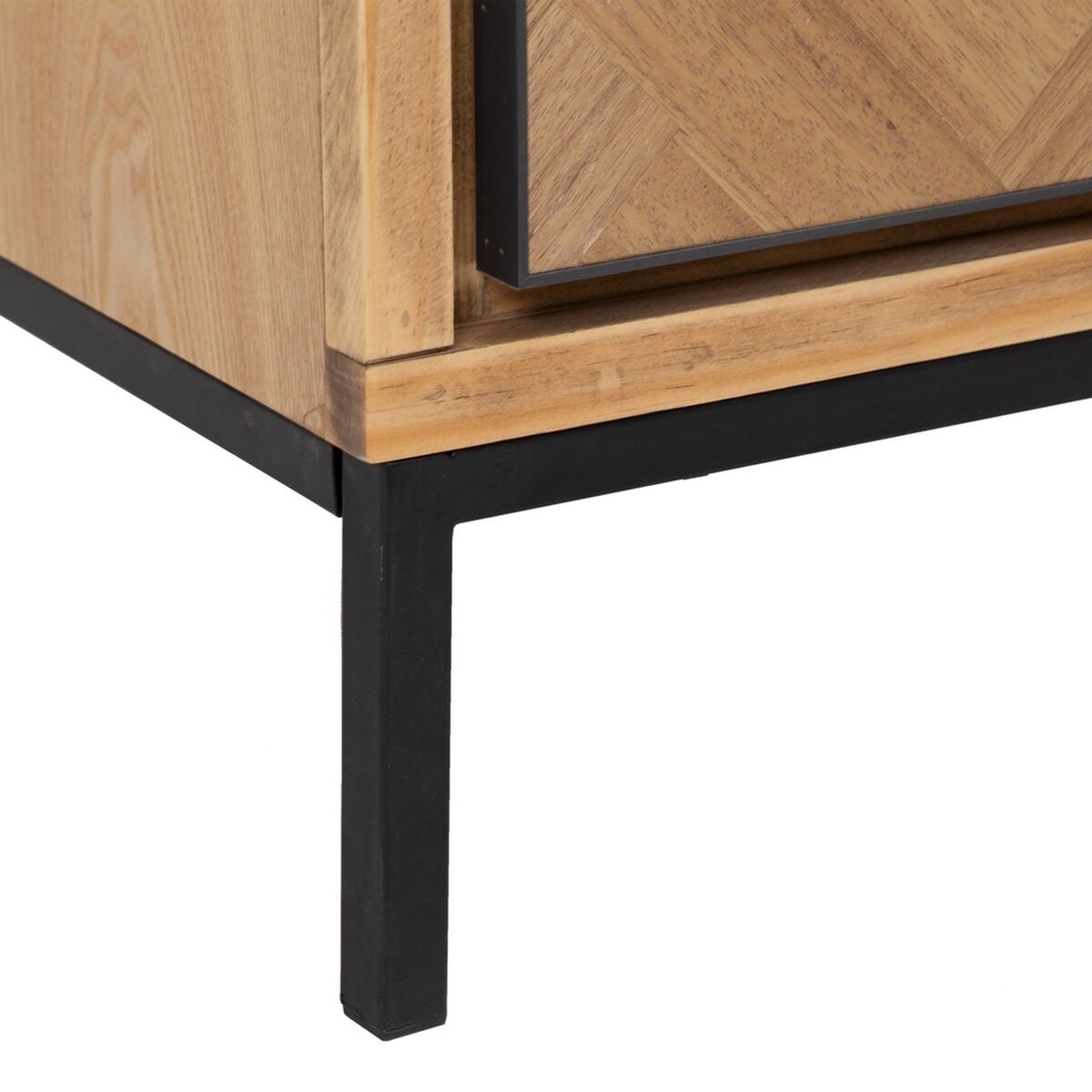 Ingresso con Cassetti SPIKE 91 x 40 x 84,5 cm Naturale Metallo Legno
