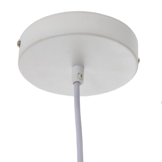 Lampadario 27 x 27 x 32 cm Metallo Bianco