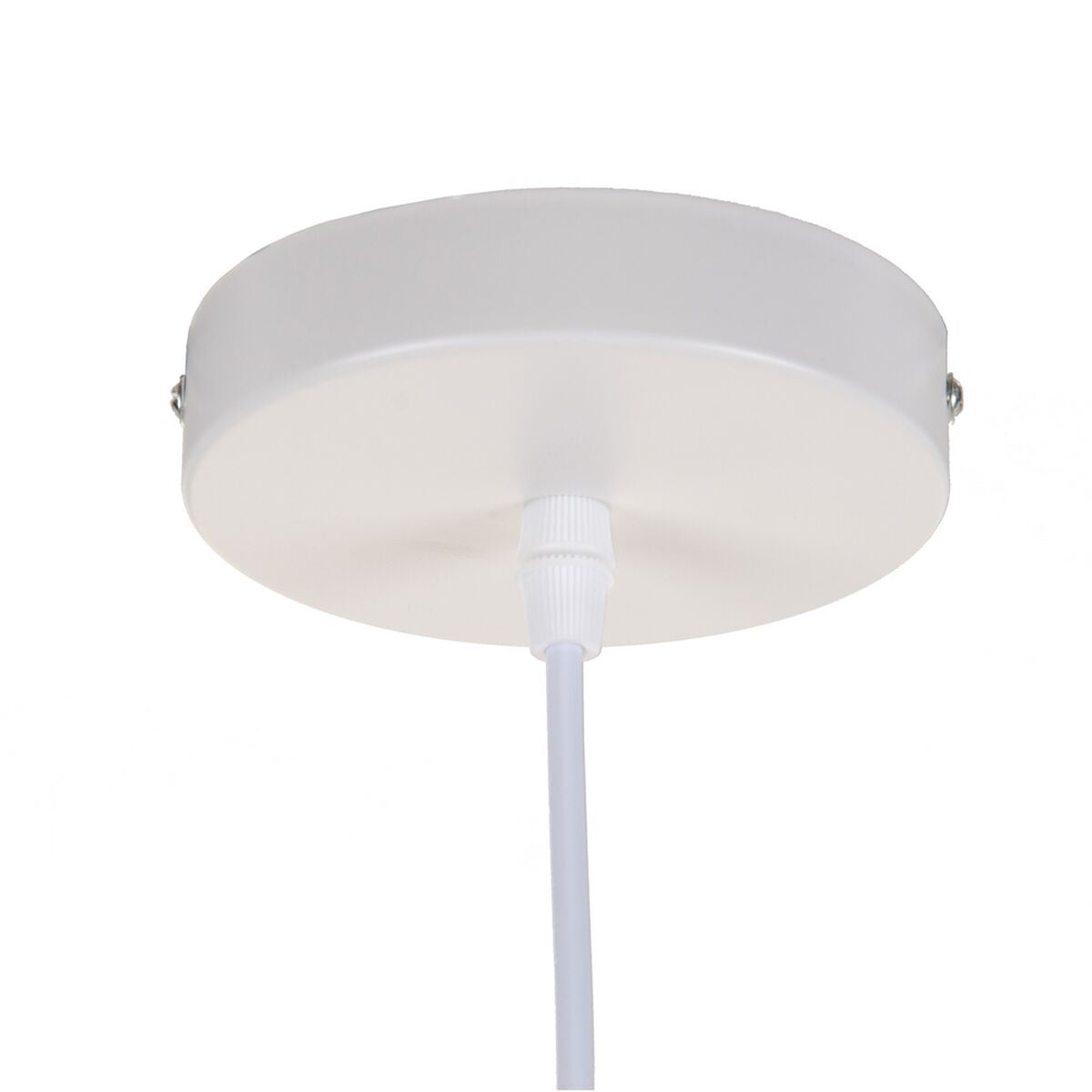 Lampadario Bianco Ferro Moderno 220 V 22 x 22 x 15 cm