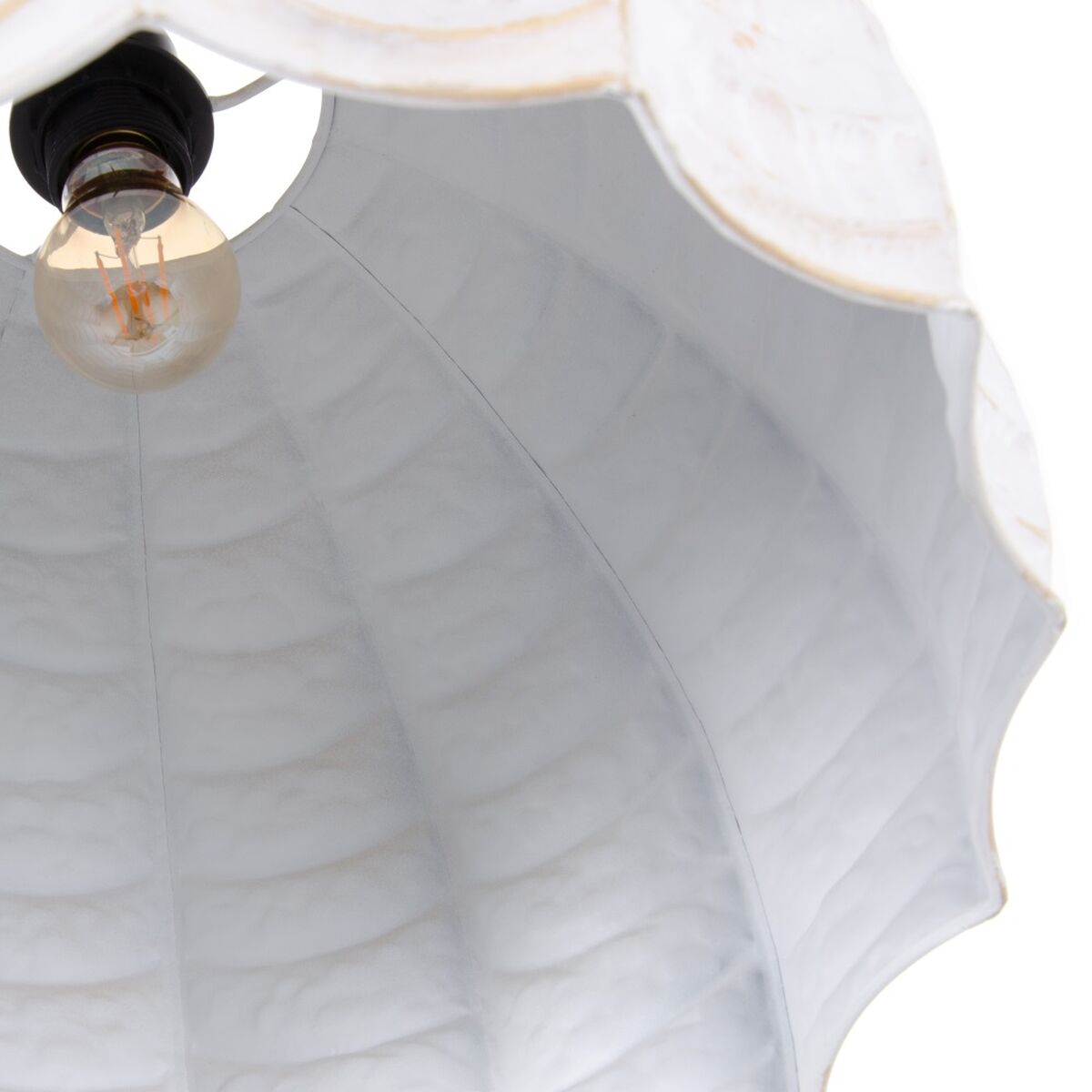 Lampadario 37,5 x 37,5 x 31 cm Metallo Bianco