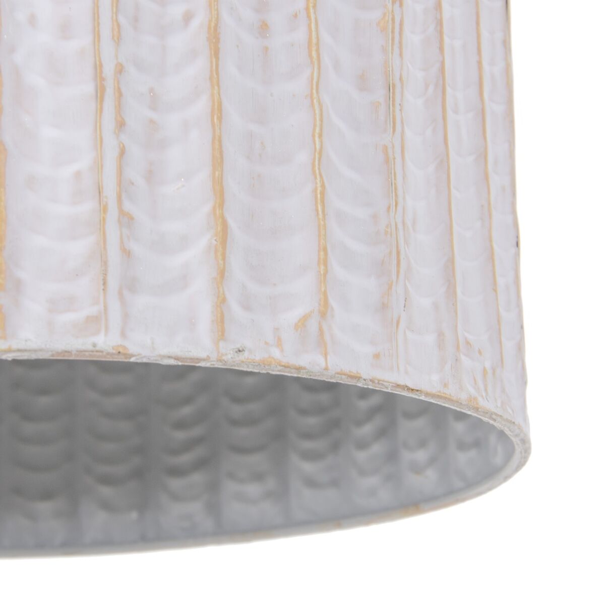 Lampadario 28,5 x 28,5 x 38 cm Metallo Bianco