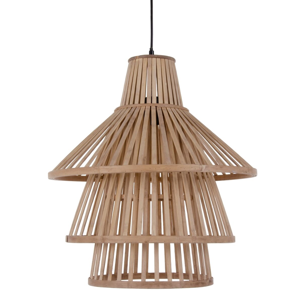 Lampadario 53 x 53 x 54 cm Naturale Bambù