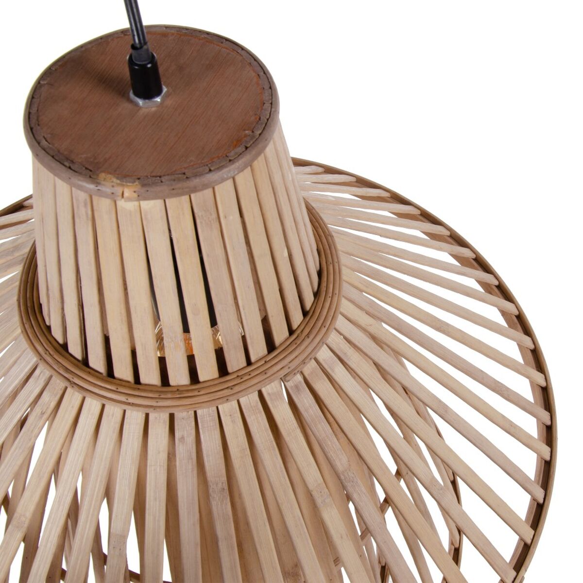 Lampadario 53 x 53 x 54 cm Naturale Bambù