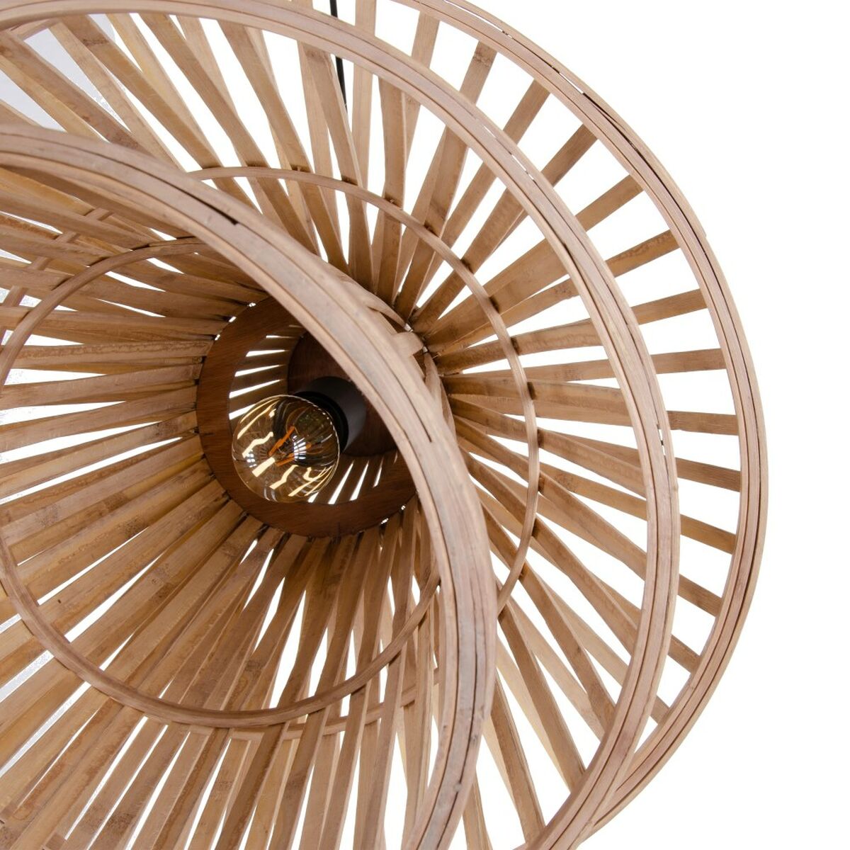 Lampadario 53 x 53 x 54 cm Naturale Bambù