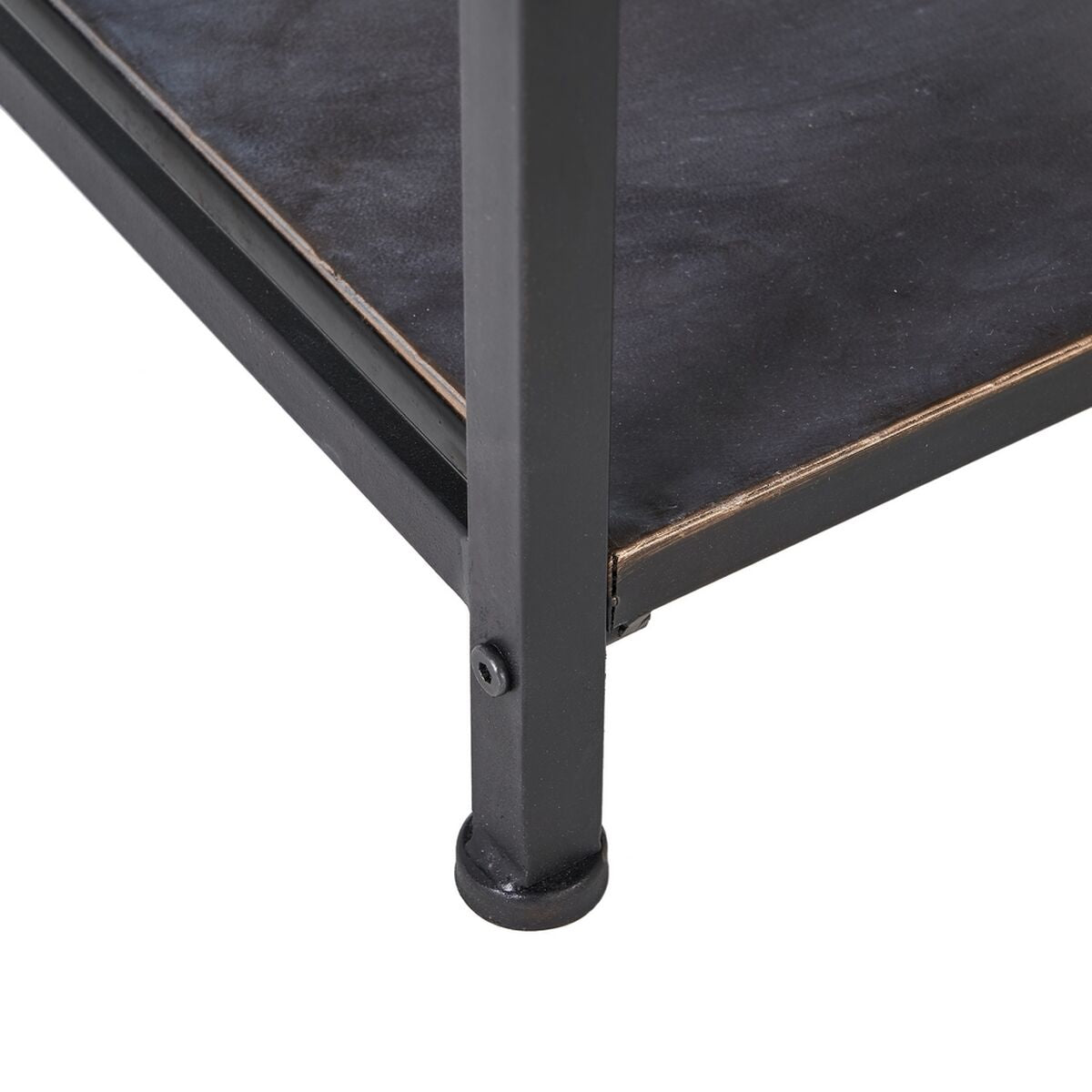 Ingresso con 2 Cassetti BRICK Marrone Nero Ferro 75,5 x 38 x 85 cm