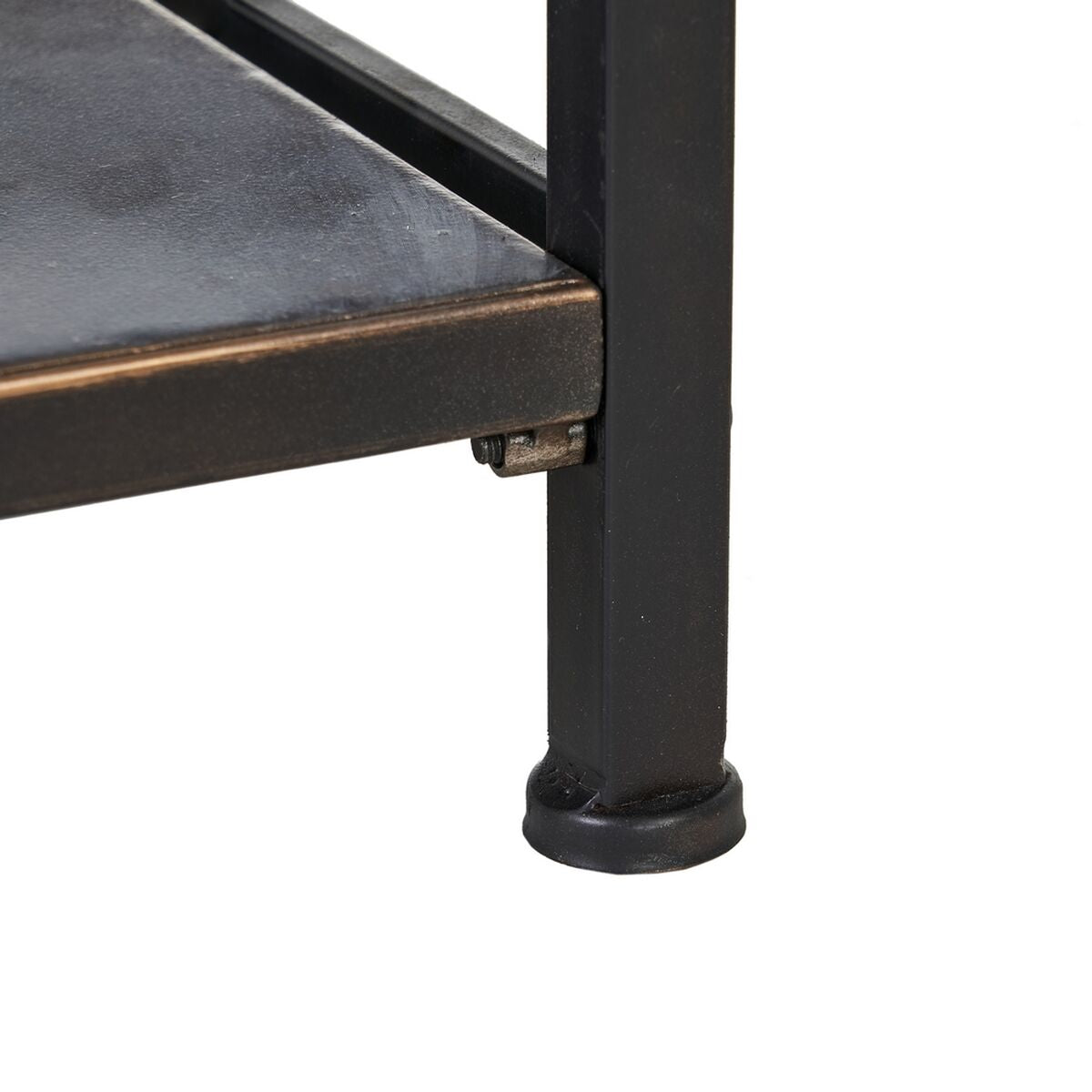 Ingresso con 2 Cassetti BRICK Marrone Nero Ferro 75,5 x 38 x 85 cm