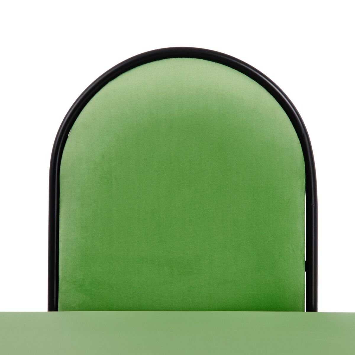 Panca 110 x 40 x 68 cm Tessuto Sintetico Metallo Verde
