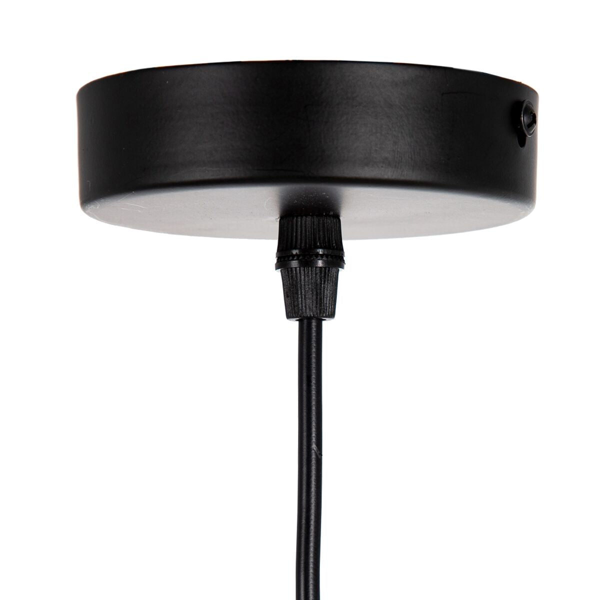 Lampadario 40 x 40 x 234 cm Cristallo Nero Metallo Moderno