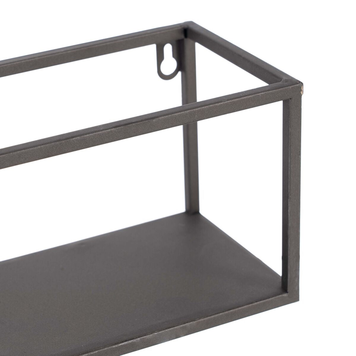 Scaffale 40 x 12 x 13,5 cm Nero Dorato Metallo