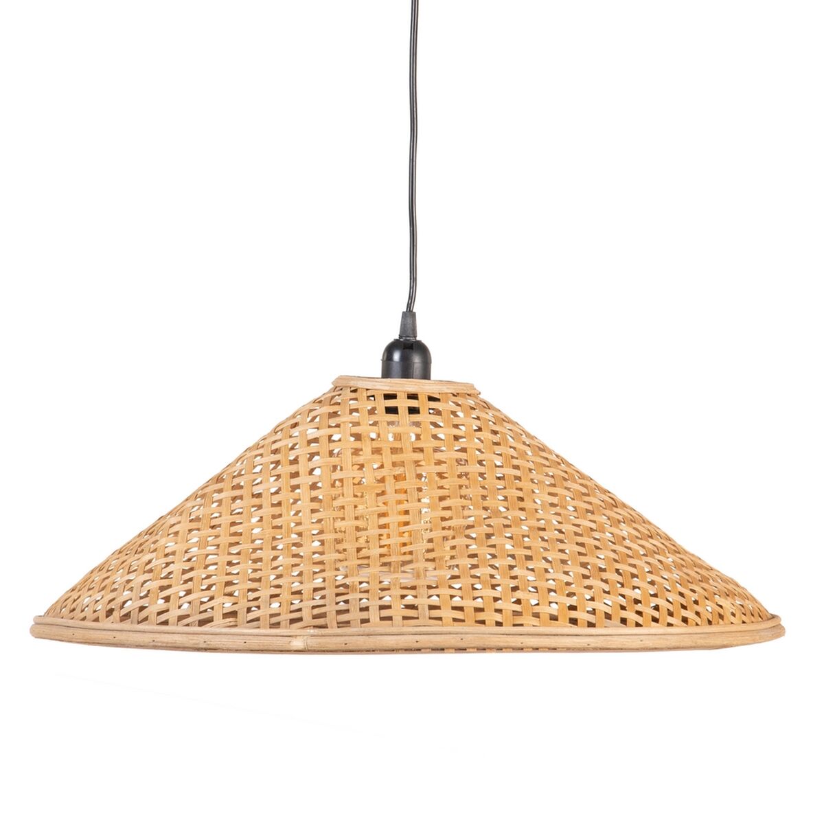 Lampadario 55 x 55 x 20 cm Naturale Bambù