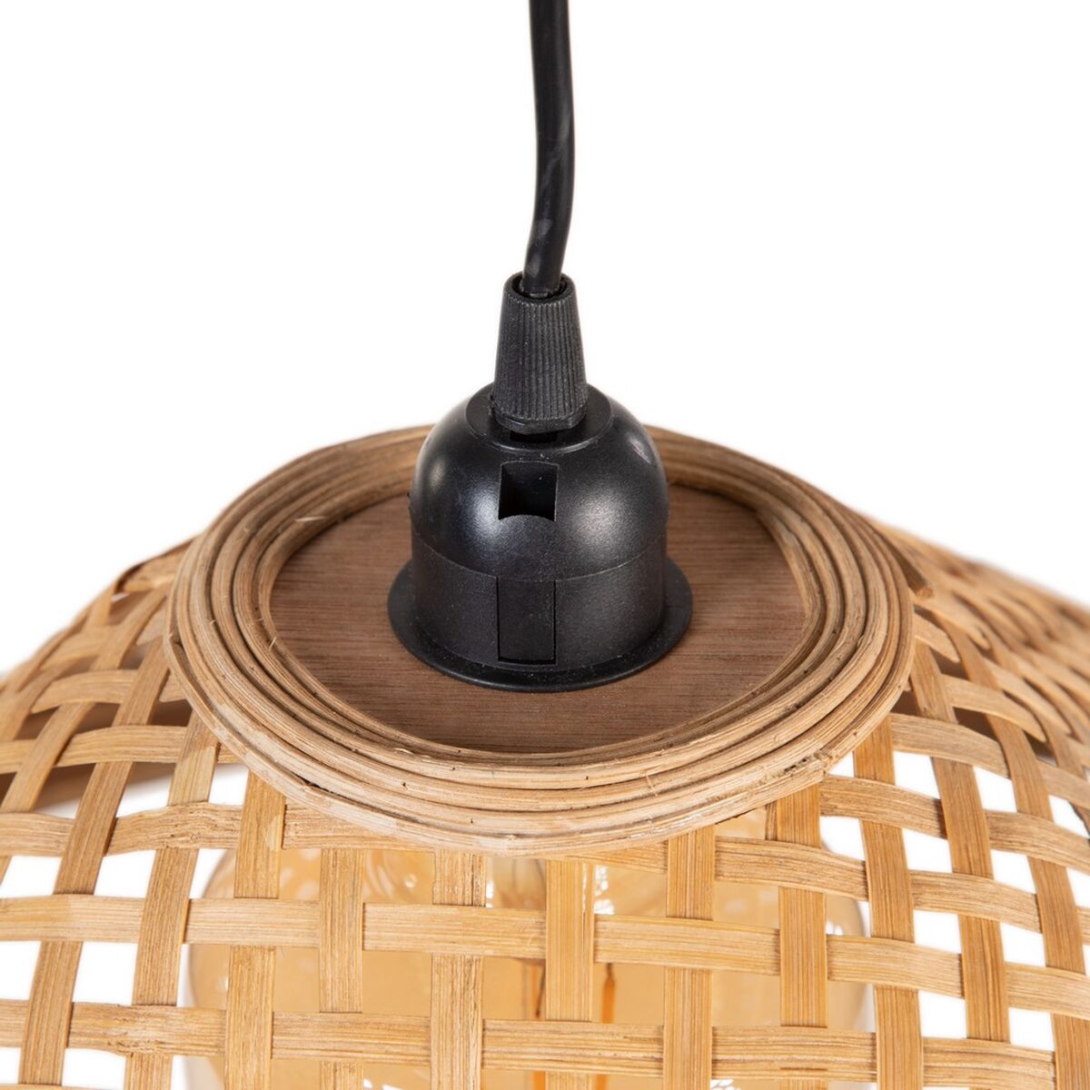 Lampadario 55 x 55 x 20 cm Naturale Bambù