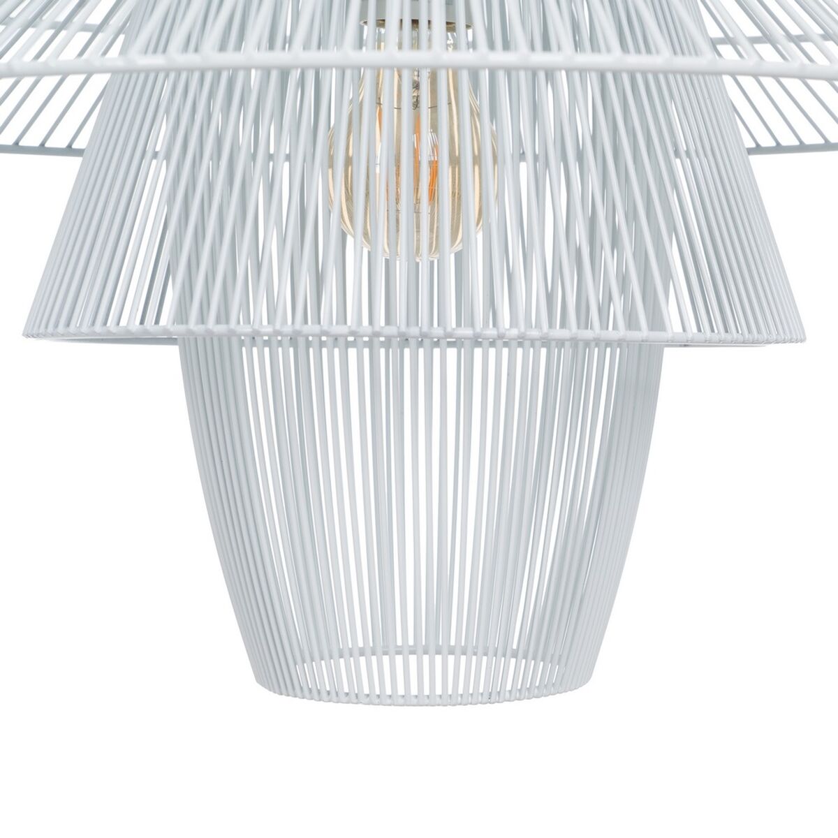 Lampadario 59 x 59 cm Metallo Bianco