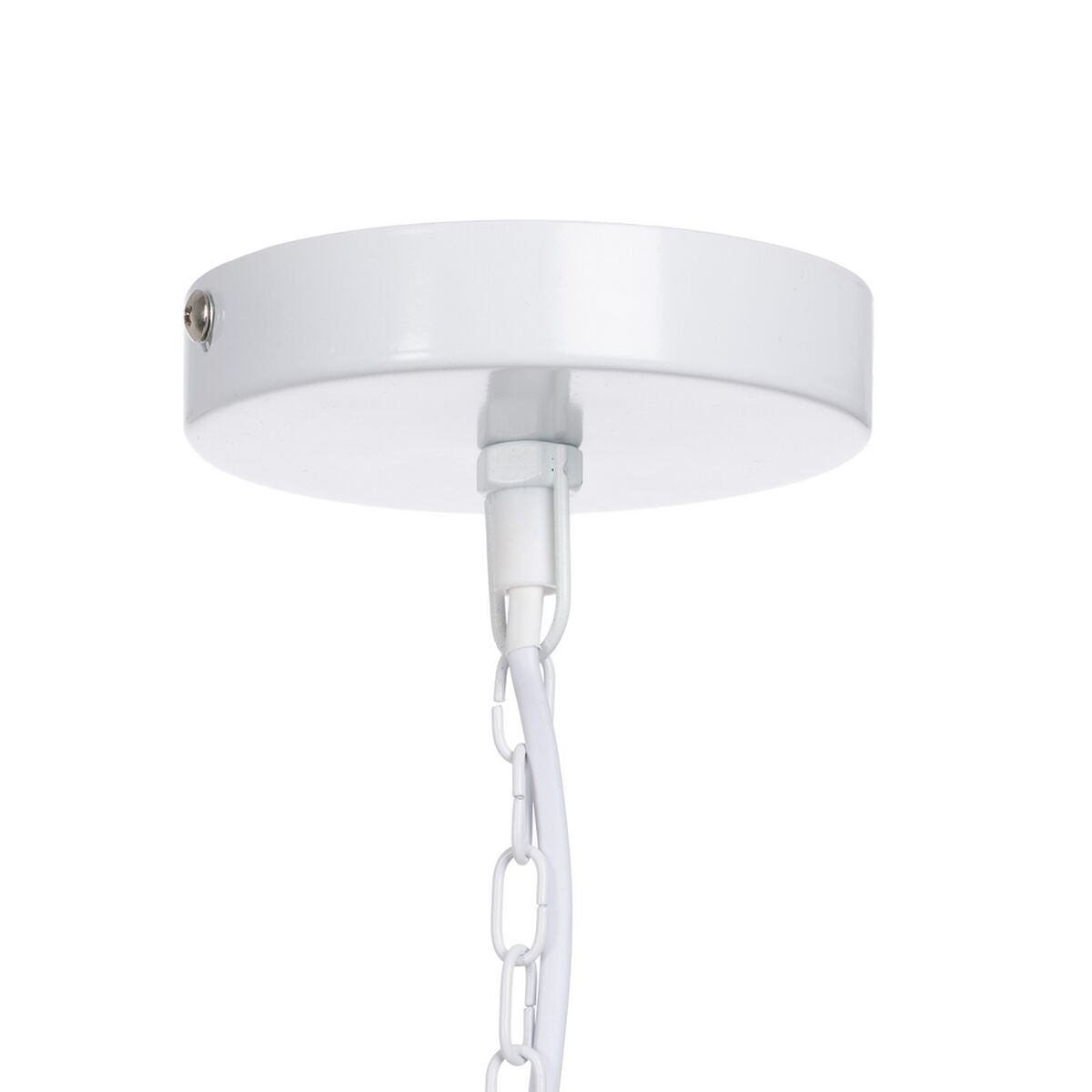 Lampadario 59 x 59 cm Metallo Bianco