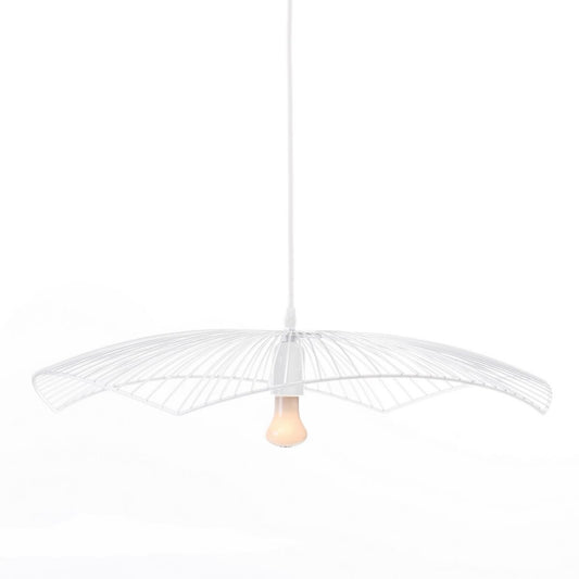 Lampadario Metallo Bianco 58 x 58 cm