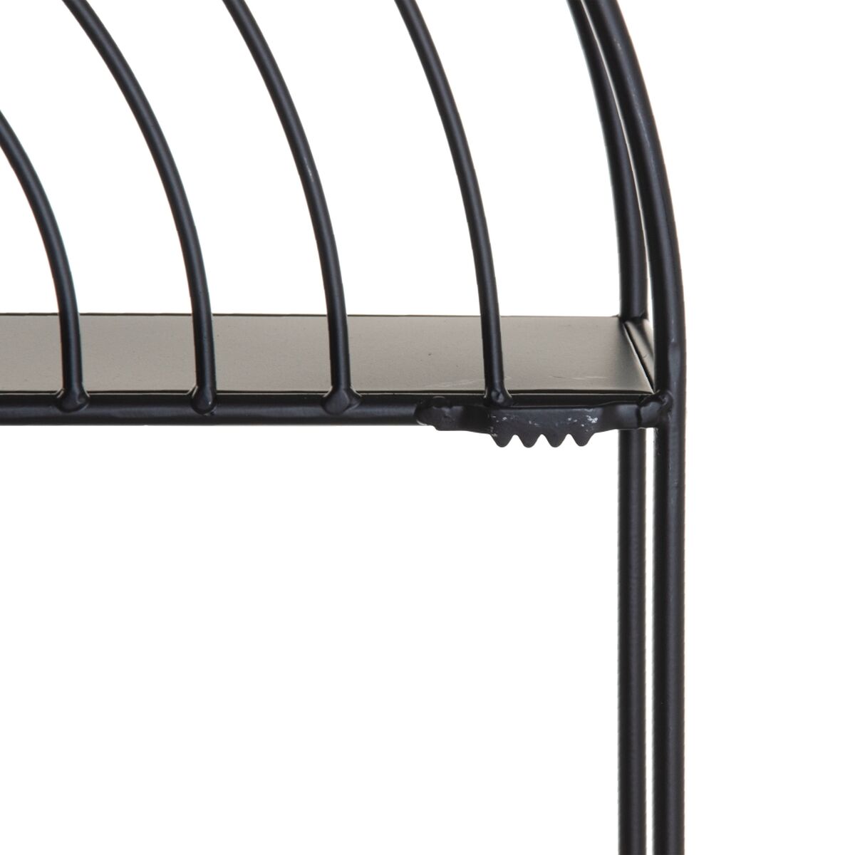 Scaffale 51 x 13 x 76,5 cm Nero Metallo