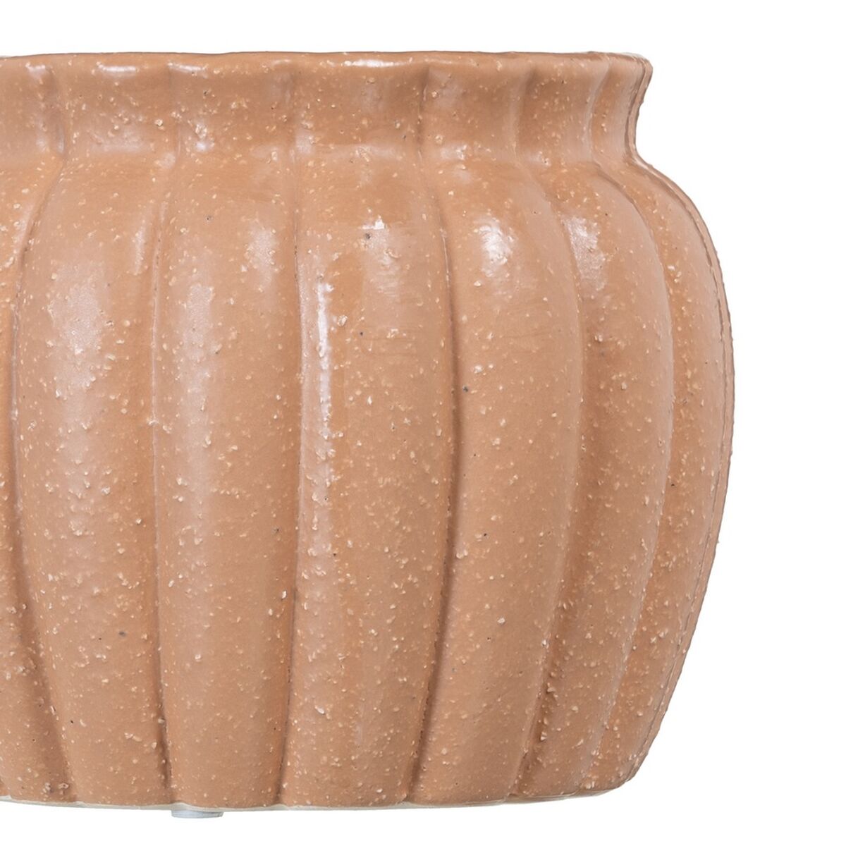 Vaso 17,5 x 17,5 x 14,5 cm Ceramica Salmone