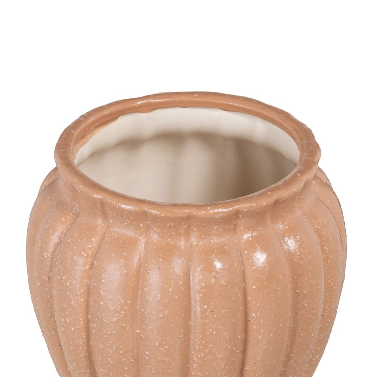 Vaso 17,5 x 17,5 x 14,5 cm Ceramica Salmone