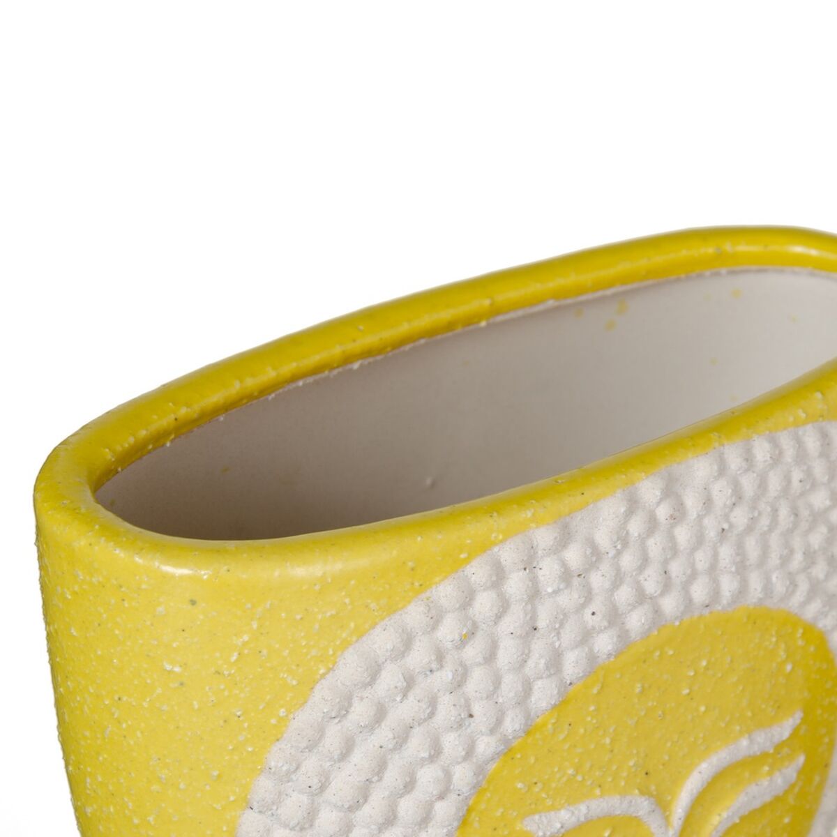 Vaso 19 x 9 x 22 cm Ceramica Giallo