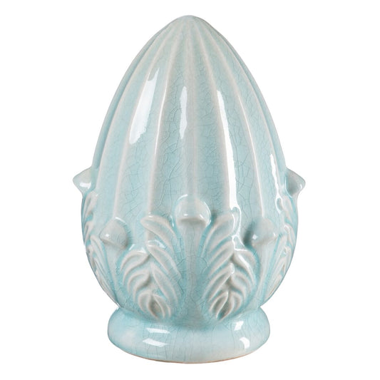 Statua Decorativa 17,5 x 17,5 x 25,5 cm Turchese