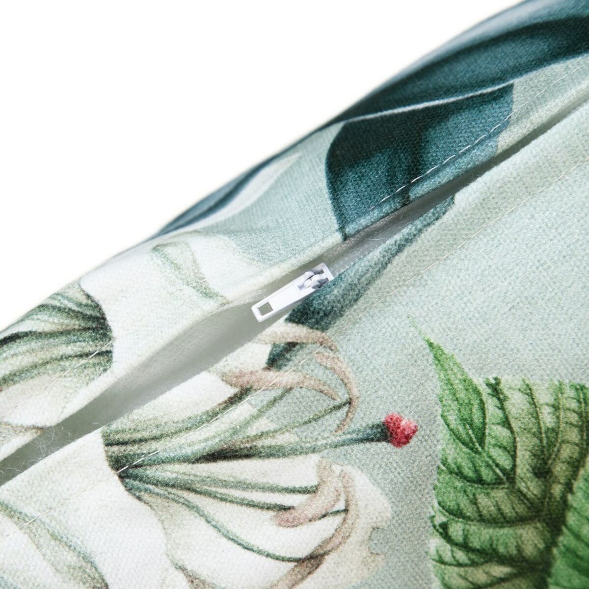 Cuscino Turchese 100 % cotone 60 x 40 cm Orchidea