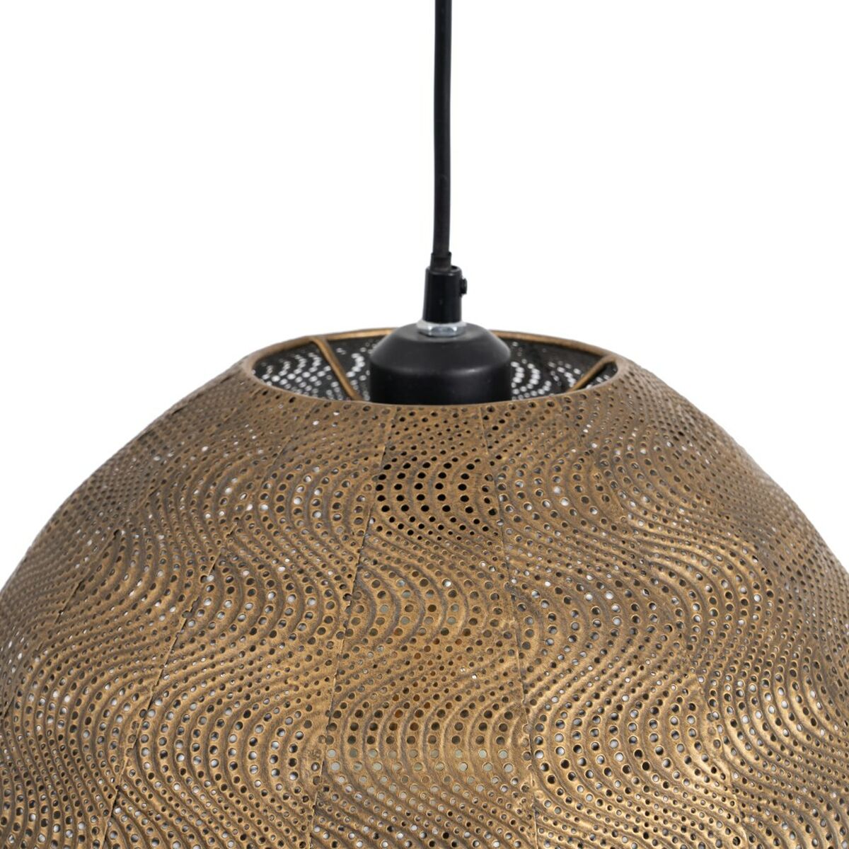 Lampadario 37 x 37 x 29 cm Dorato Metallo