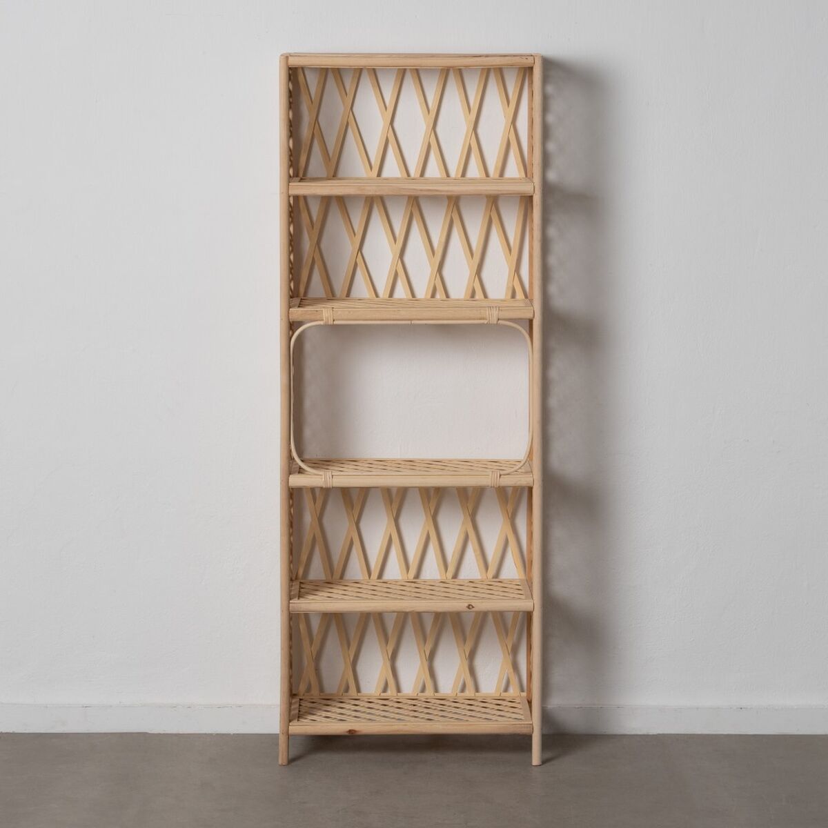 Scaffale RATÁN 64 x 34,5 x 171 cm Naturale Bambù