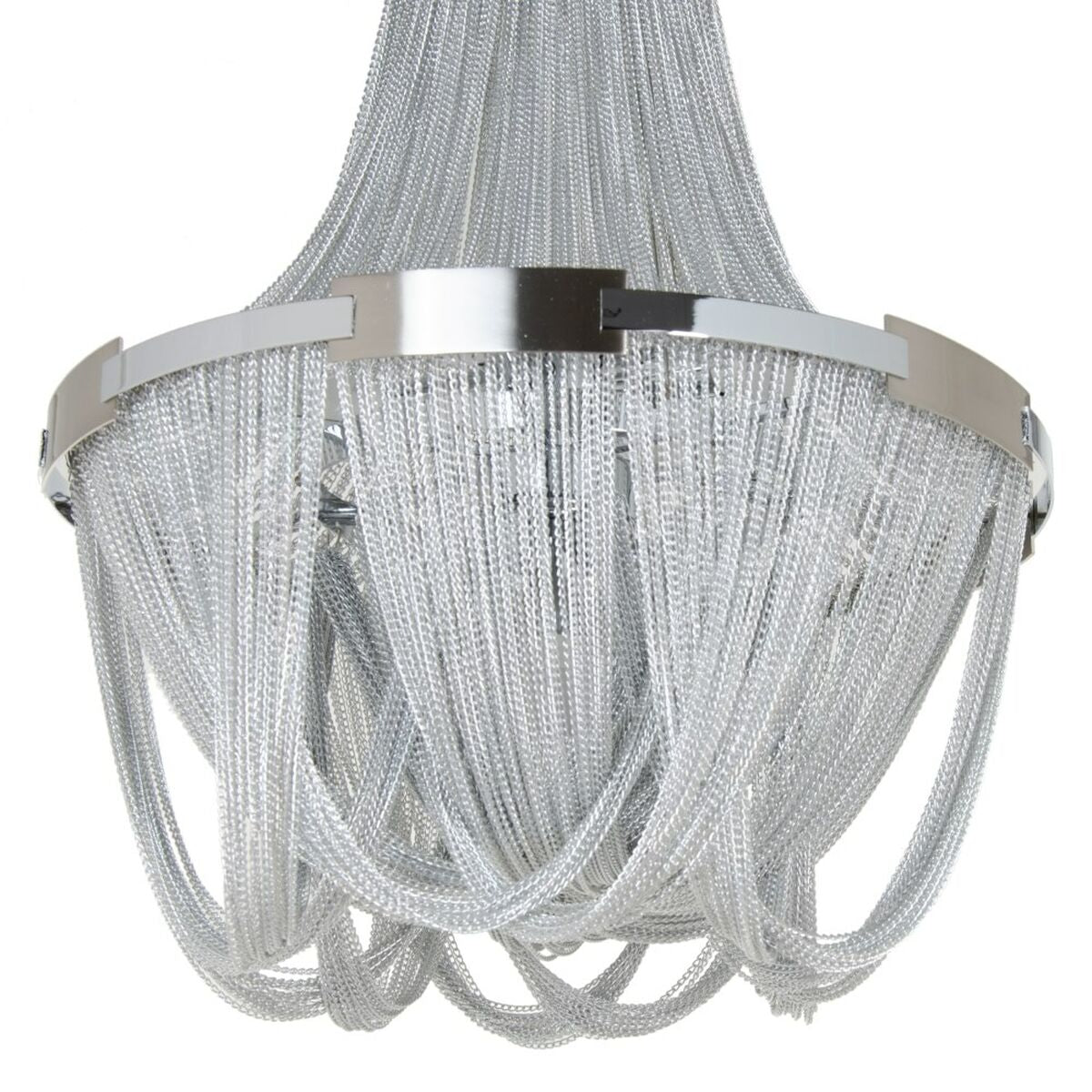 Lampadario 50 x 50 x 90 cm Metallo Argento