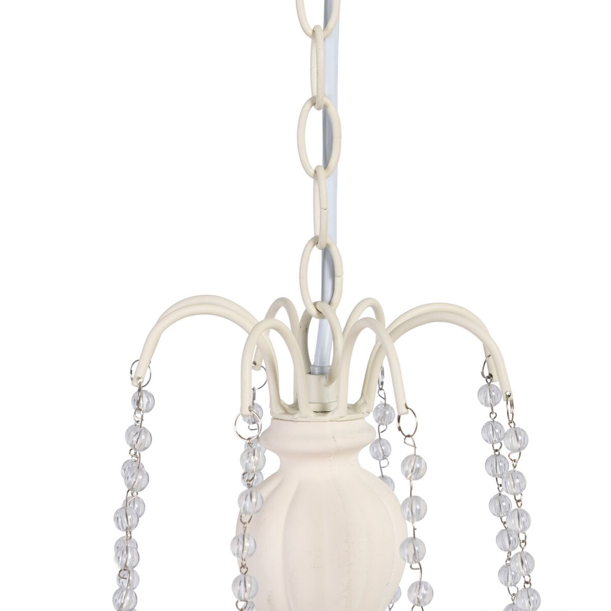 Lampadario 65 x 65 x 107 cm Beige Metallo Classico