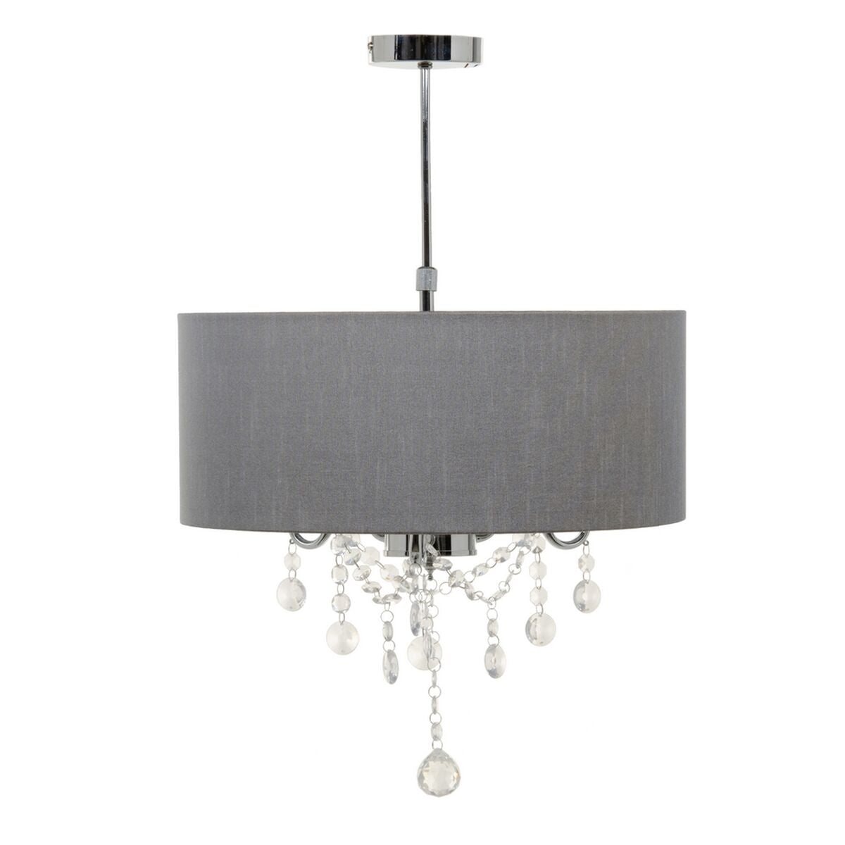 Lampadario 44 x 44 x 65 cm Grigio Metallo