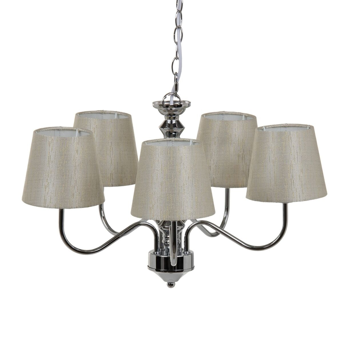 Lampadario 51 x 51 x 85 cm Metallo Argento