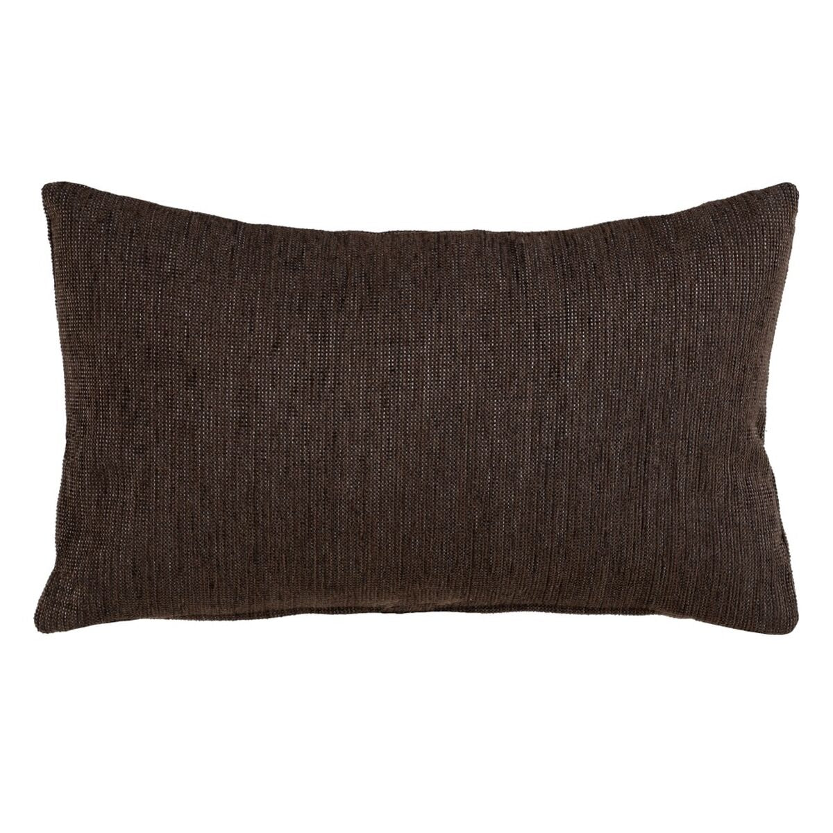 Cuscino Poliestere Cotone Marrone 50 x 30 cm