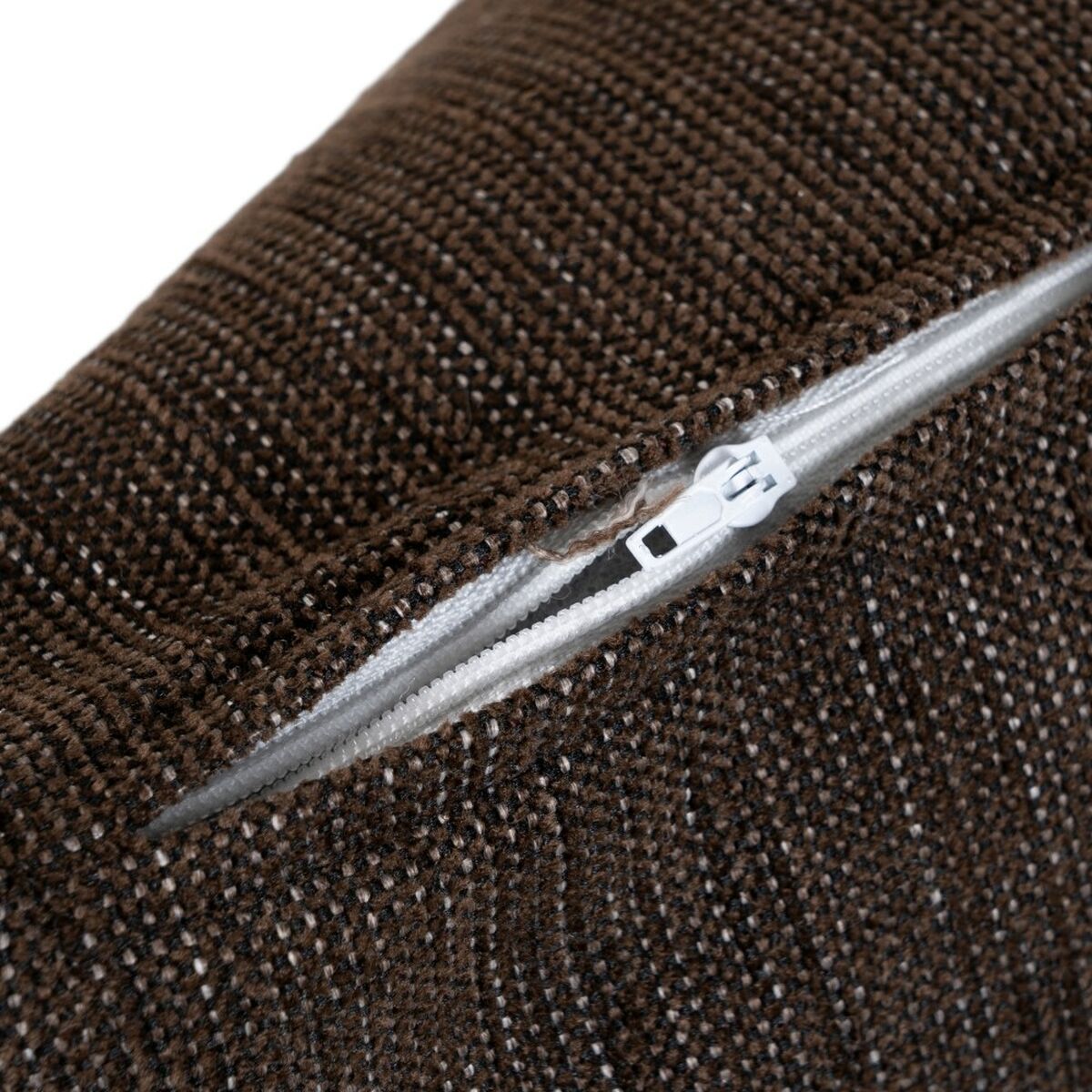 Cuscino Poliestere Cotone Marrone 50 x 30 cm