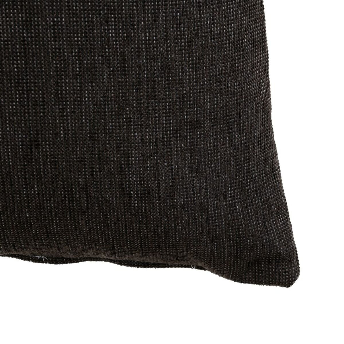 Cuscino Poliestere Cotone Nero 50 x 30 cm