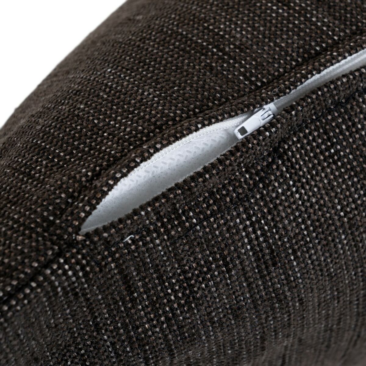Cuscino Poliestere Cotone Nero 50 x 30 cm