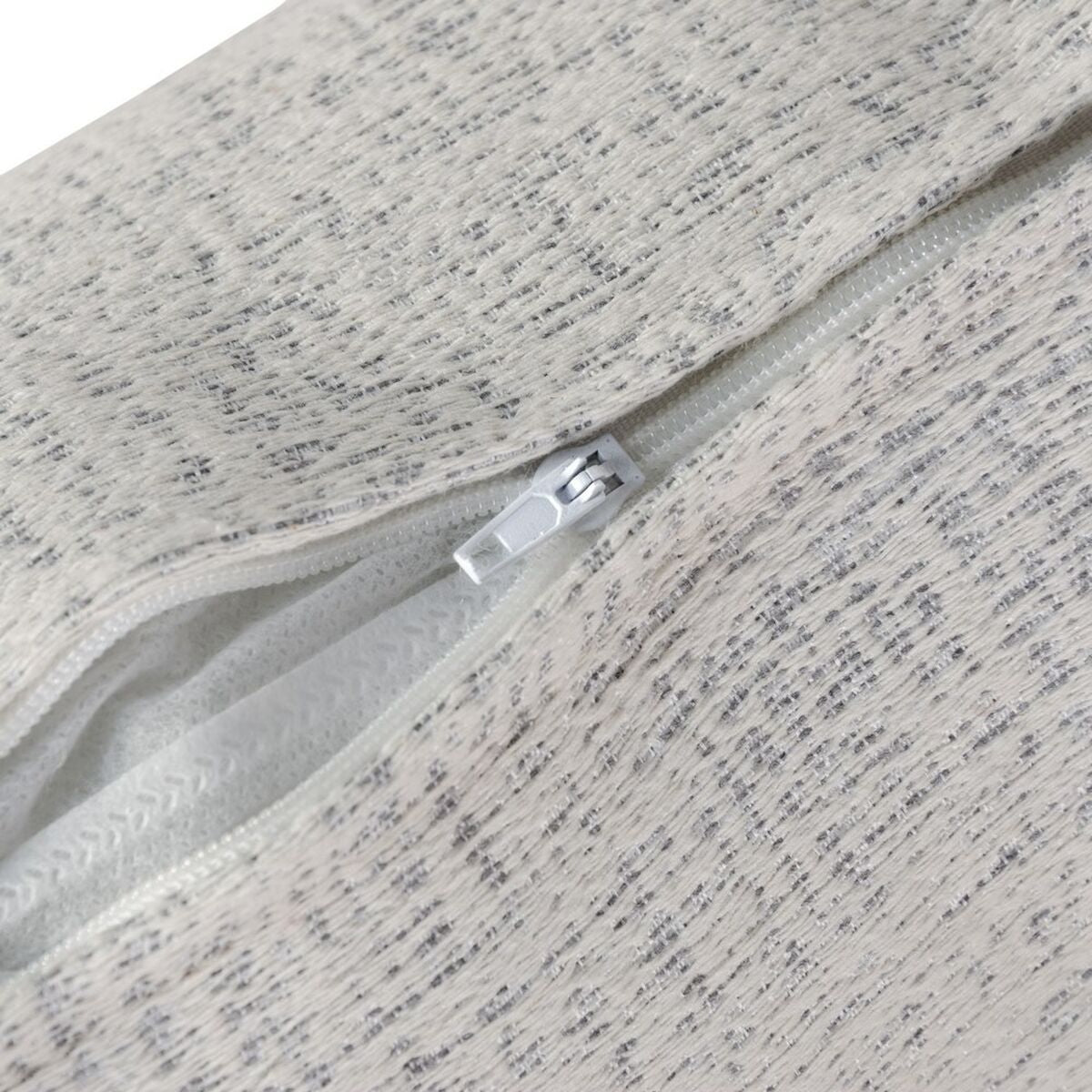 Cuscino Poliestere Cotone Grigio 45 x 45 cm