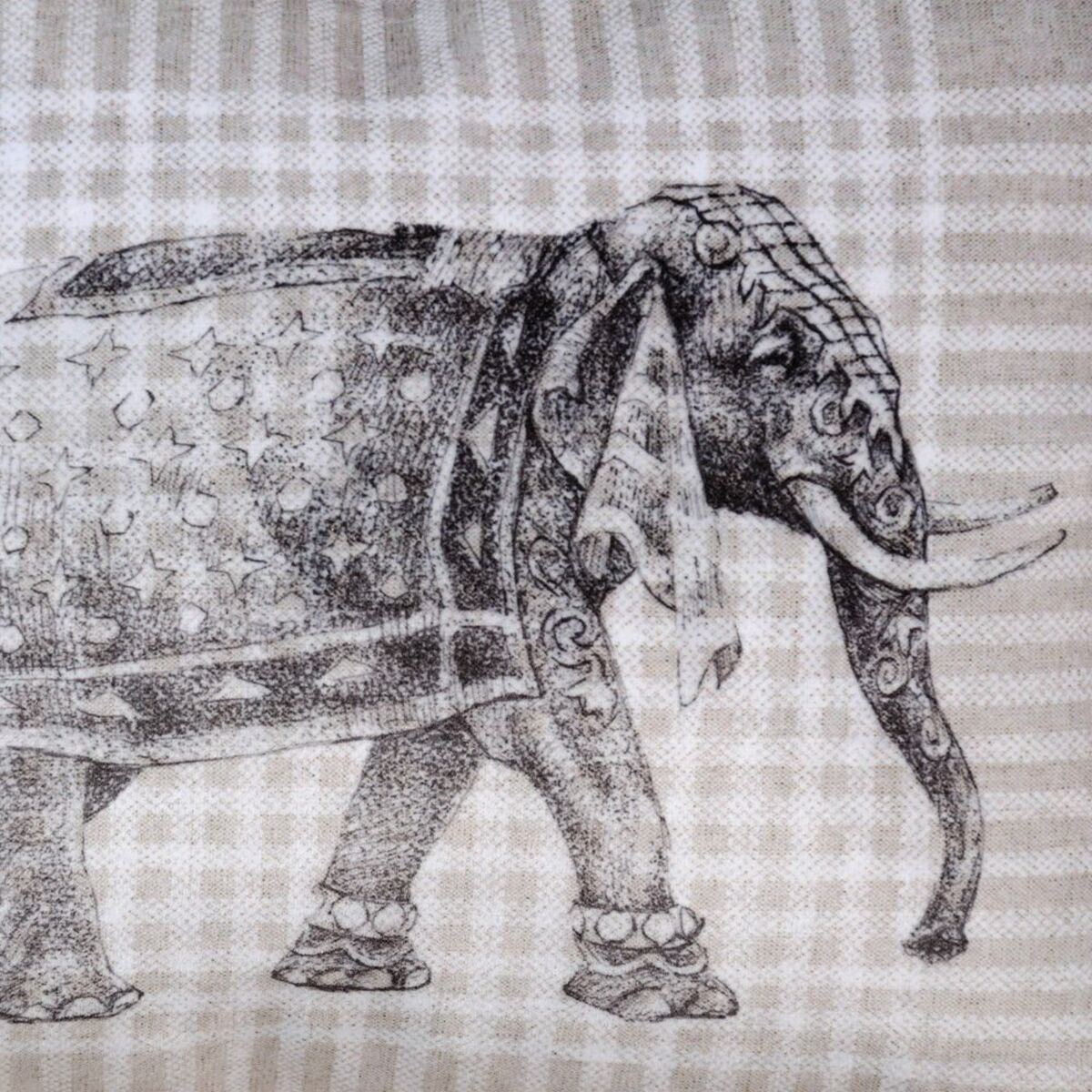 Cuscino Elefante 45 x 30 cm